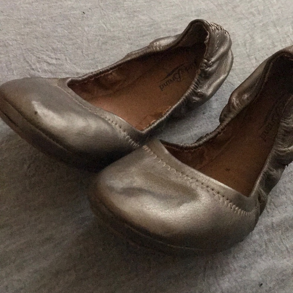 Metallic Bronze Lucky Brand Flats